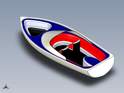 船 3D模型缩略图