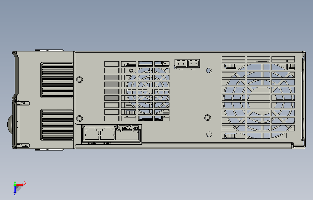 高性能多机传动驱动器STEP_B00(MD810-50M4T37G210+整机外形图)