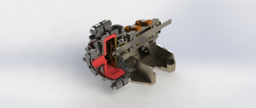 Centrifugal Pump离心泵半剖结构