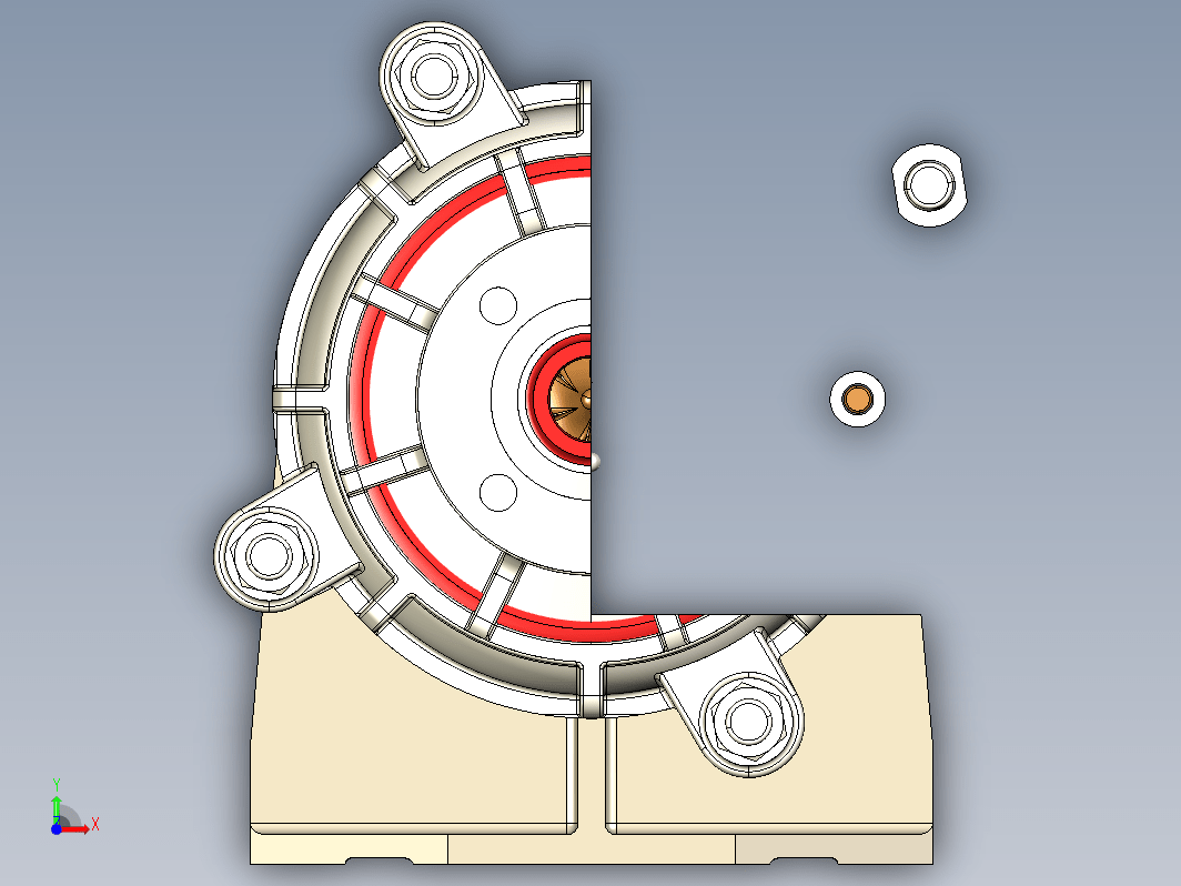 Centrifugal Pump离心泵半剖结构