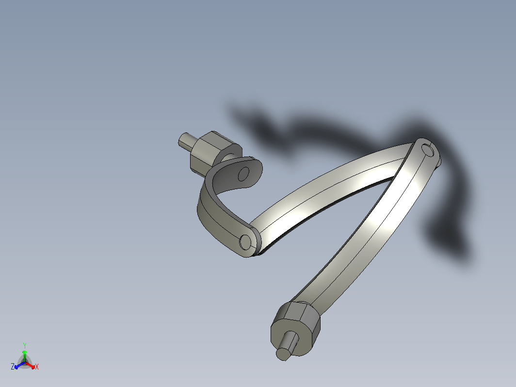 球形四连杆机构 Spherical 4-bar linkage