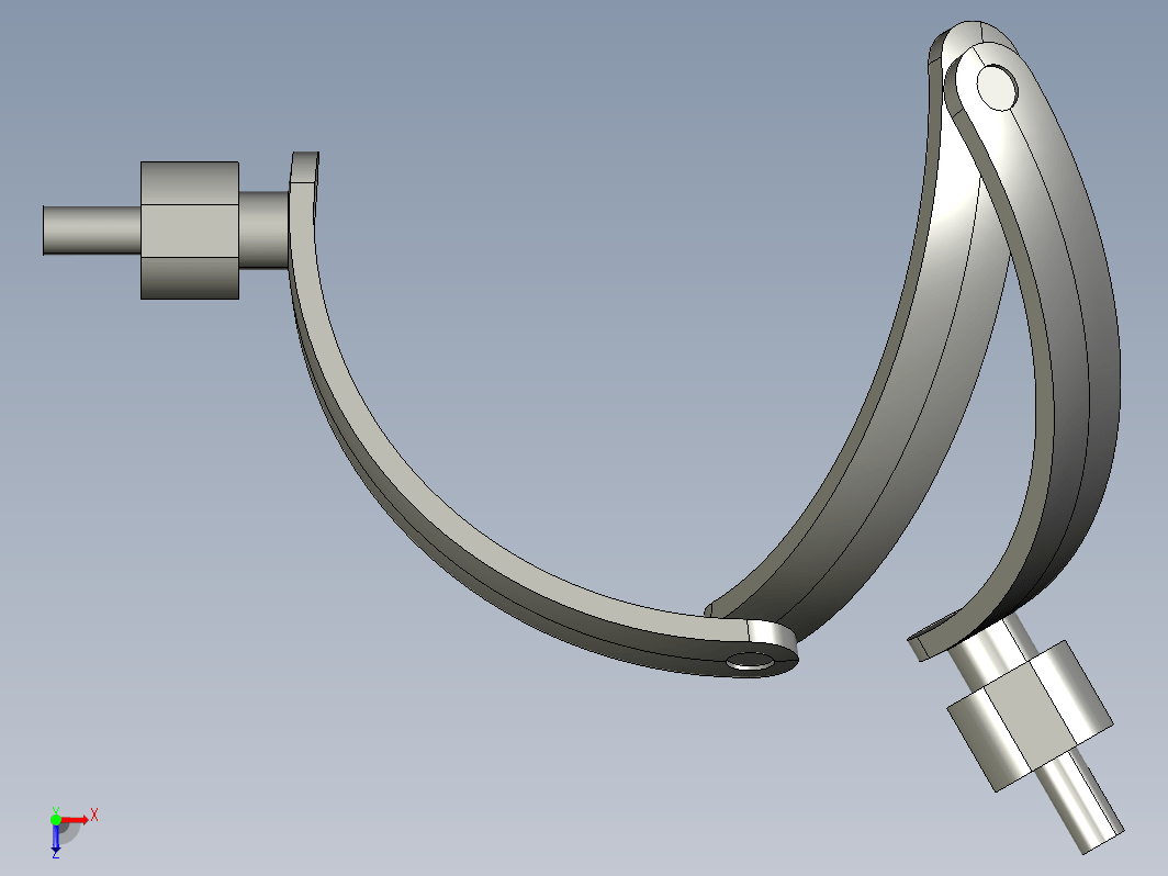 球形四连杆机构 Spherical 4-bar linkage