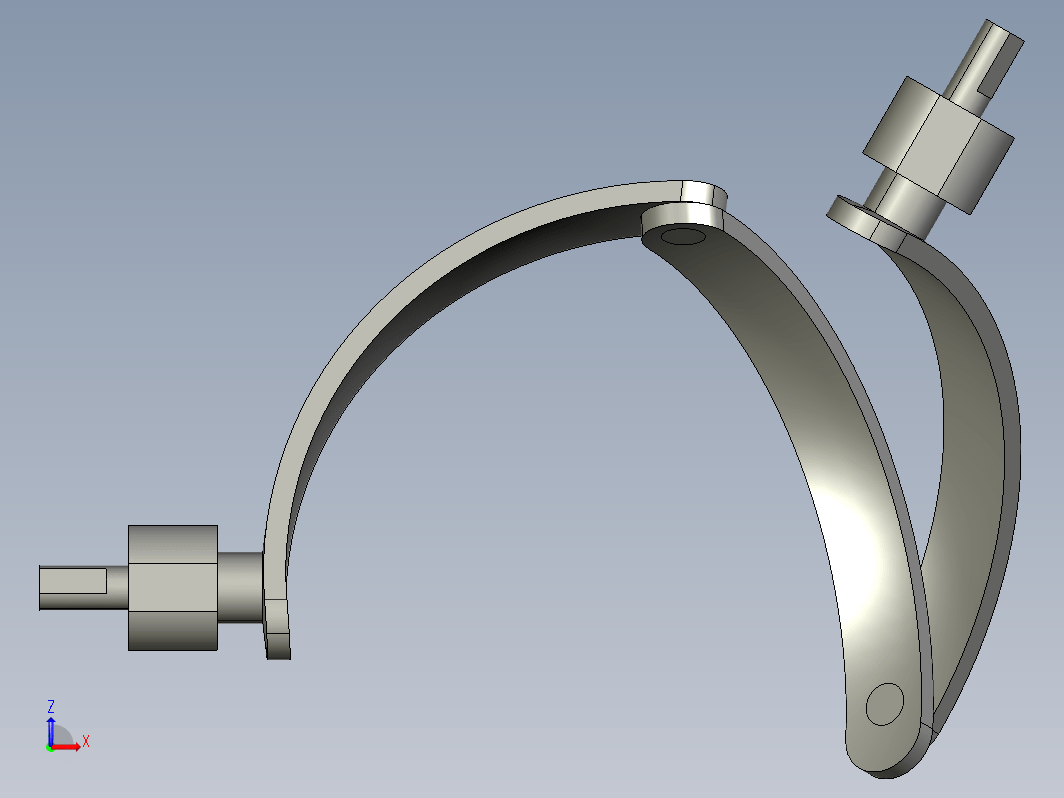 球形四连杆机构 Spherical 4-bar linkage