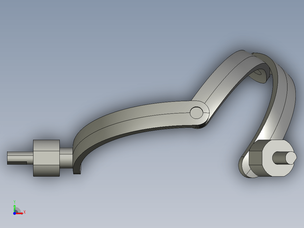 球形四连杆机构 Spherical 4-bar linkage