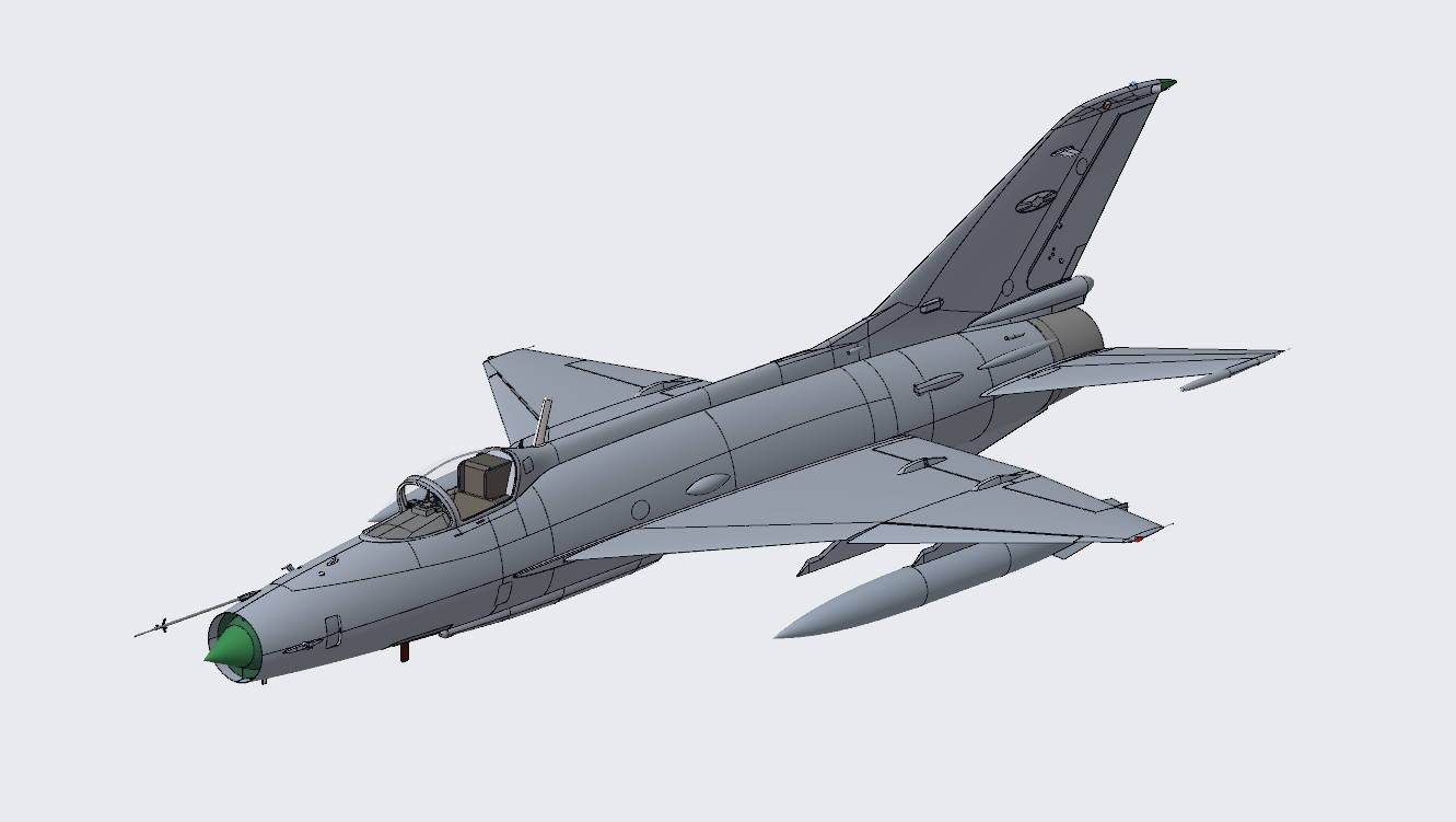 中国制F-7PG战斗机