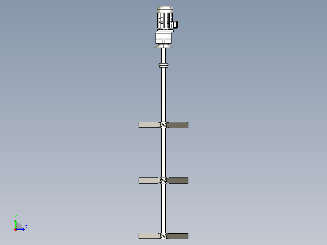 齿轮马达四叶混合搅拌器