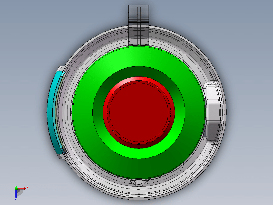 Z0002-破壁机模型三维SW2015带参