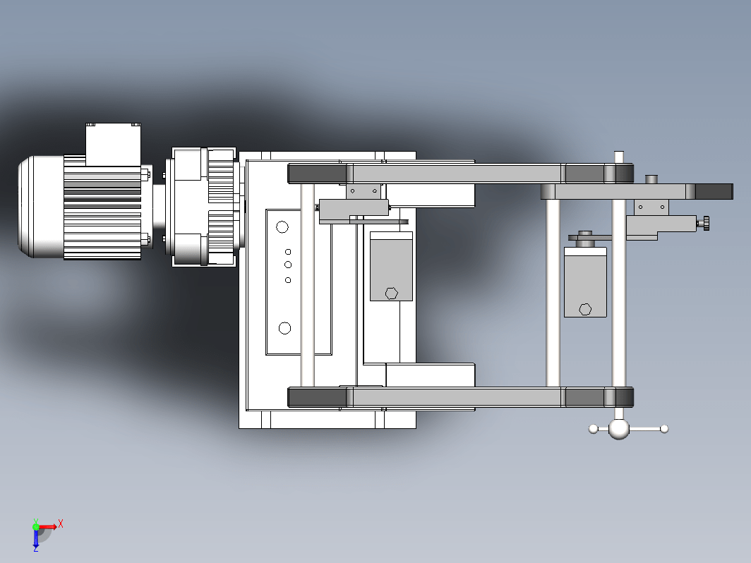 船舶导轨垂直双面角焊机设计  (论文+三维图+二维图)