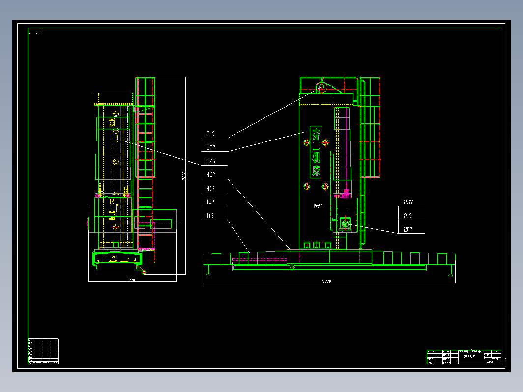 TK6913数控落地镗床形图