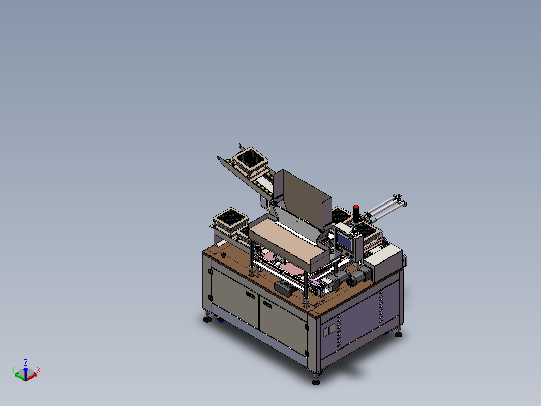 采血管装盘机（SolidWorks源文件3D+工程图）