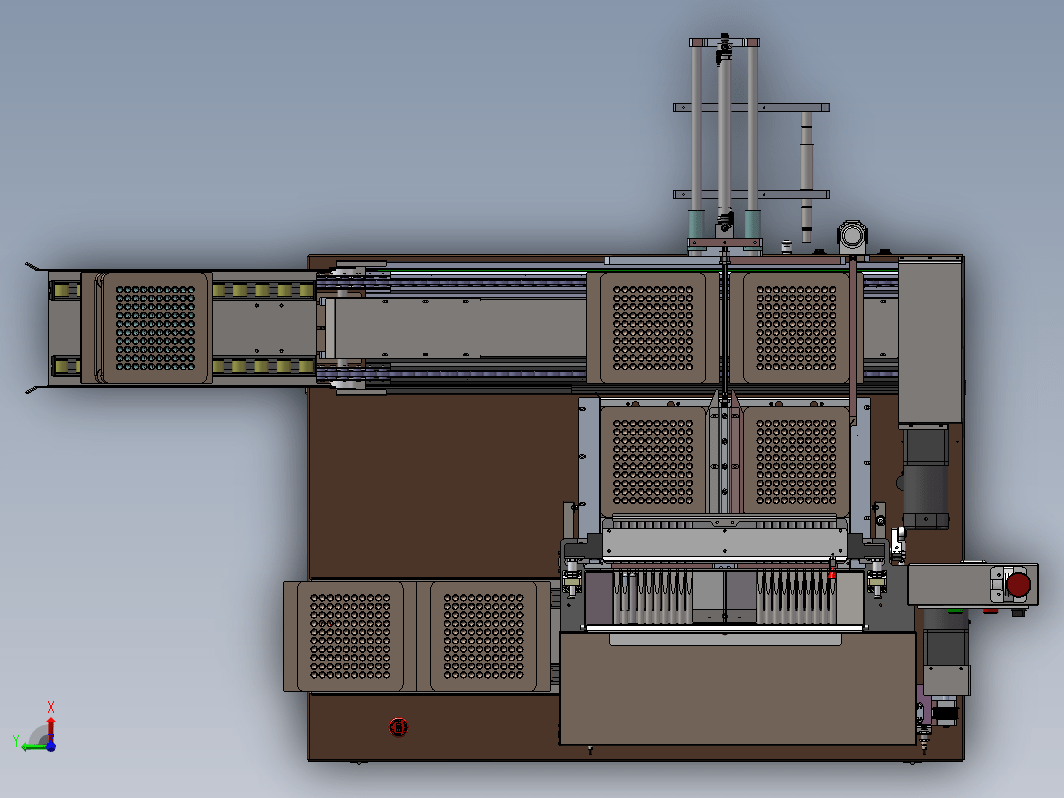 采血管装盘机（SolidWorks源文件3D+工程图）