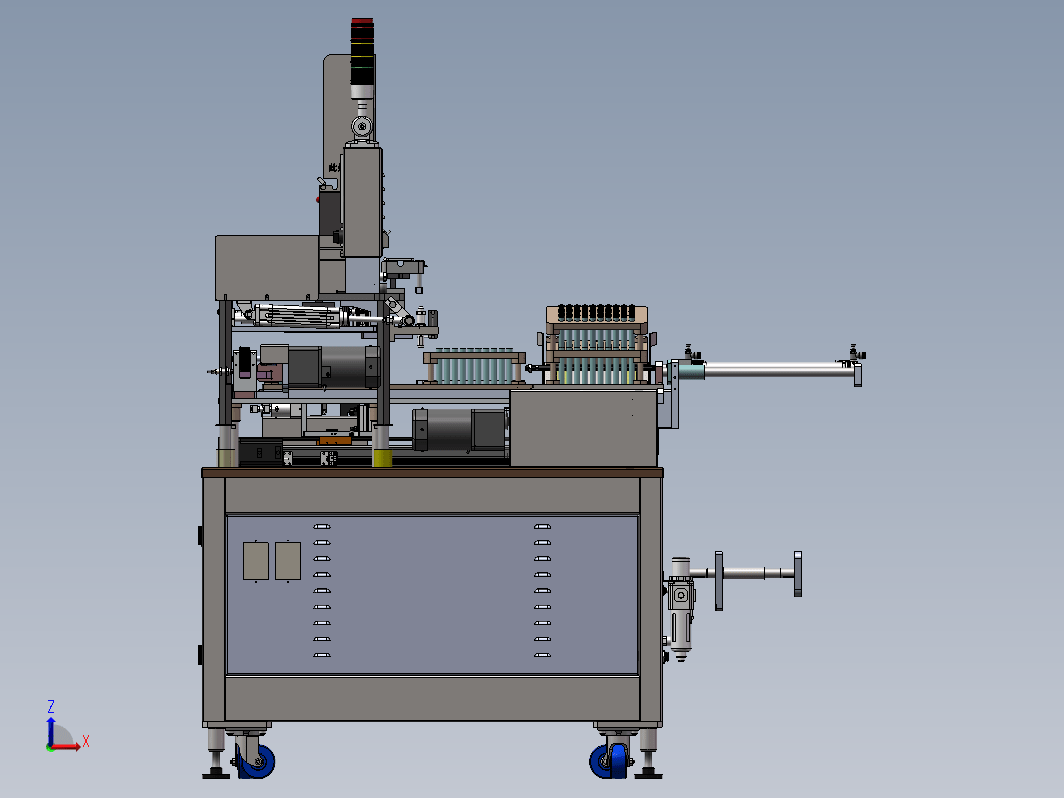 采血管装盘机（SolidWorks源文件3D+工程图）