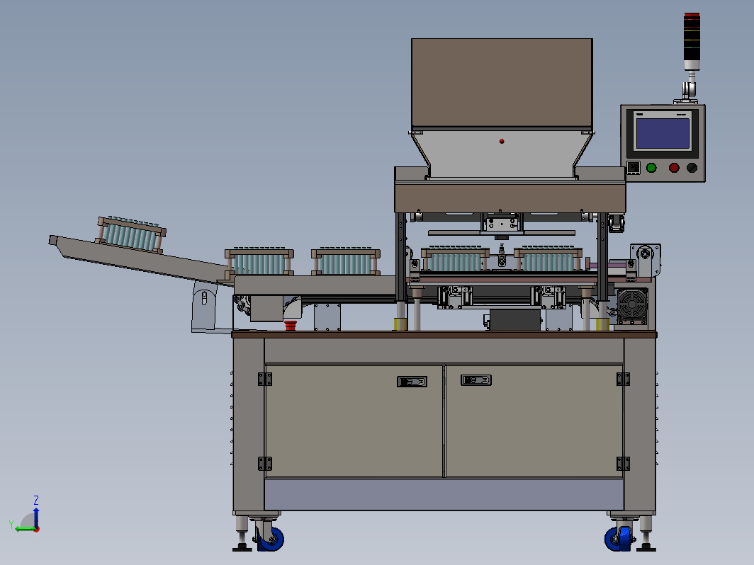 采血管装盘机（SolidWorks源文件3D+工程图）