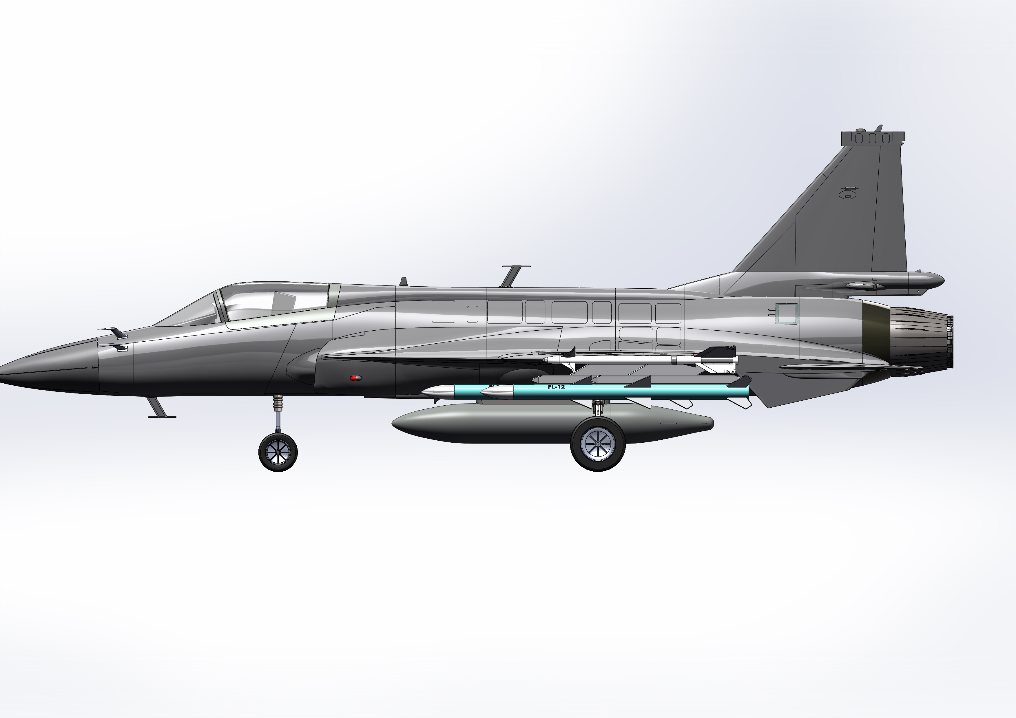 JF-17 Thunder雷电战斗机玩具