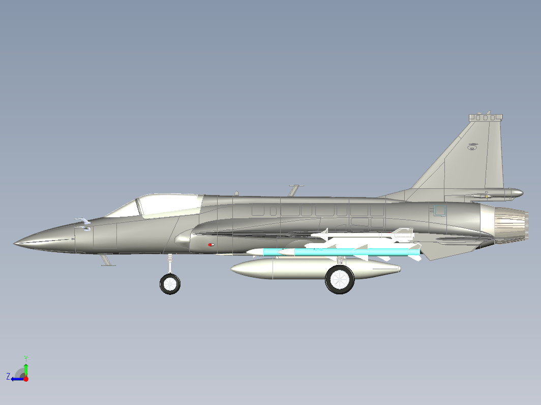 JF-17 Thunder雷电战斗机玩具