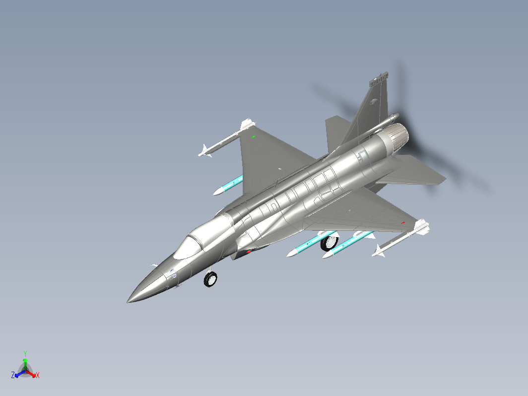 JF-17 Thunder雷电战斗机玩具