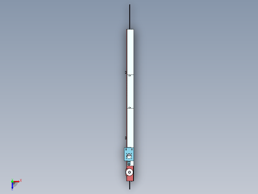 电梯门机同步开合组件