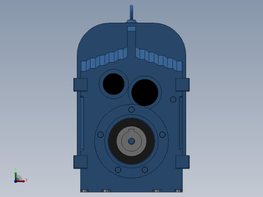 FAZ37 B14法兰空心轴安装平行轴-斜齿轮减速电机[FAZ37-66.09Y0.12-4P-M1-J1]缩略图