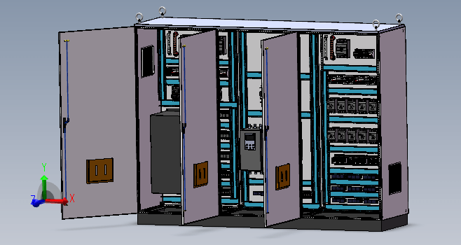 K0285-仿威图柜组装变频器接触器