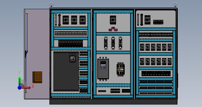 K0285-仿威图柜组装变频器接触器