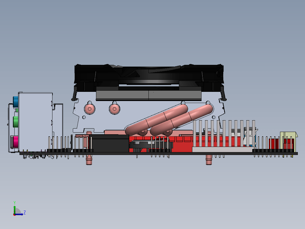 电脑主板散热器