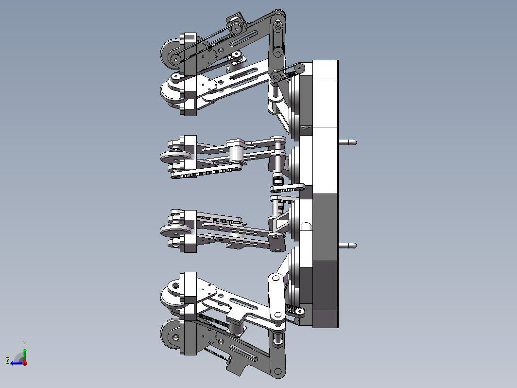 六足机器人（毕设sw18+cad+说明书）