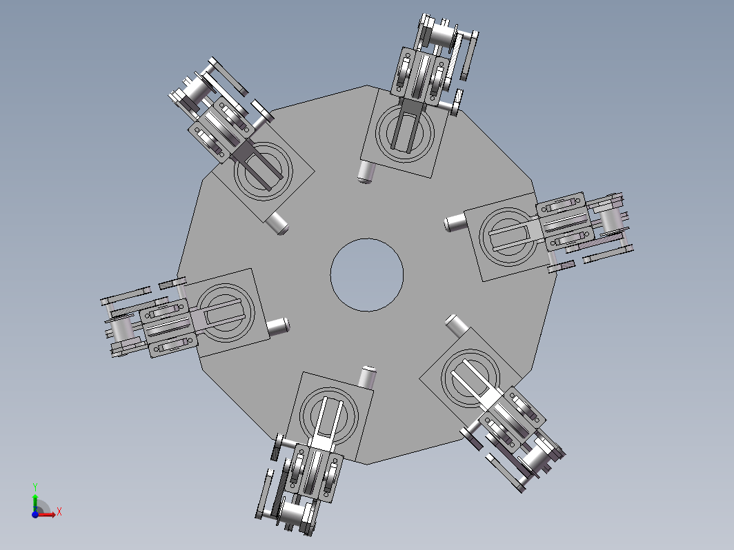 六足机器人（毕设sw18+cad+说明书）