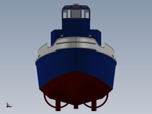 港口拖船结构 (Yarra Hull) Harbor Tug缩略图