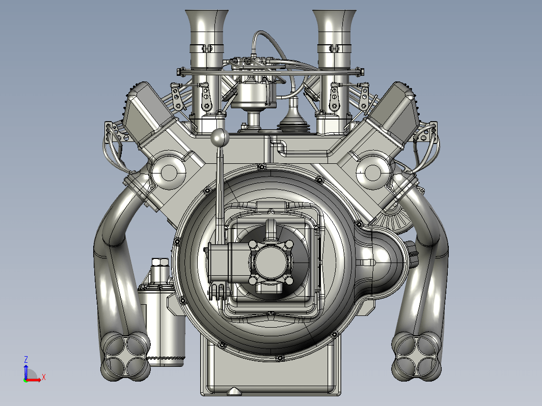 福特Ford 427 发动机图纸