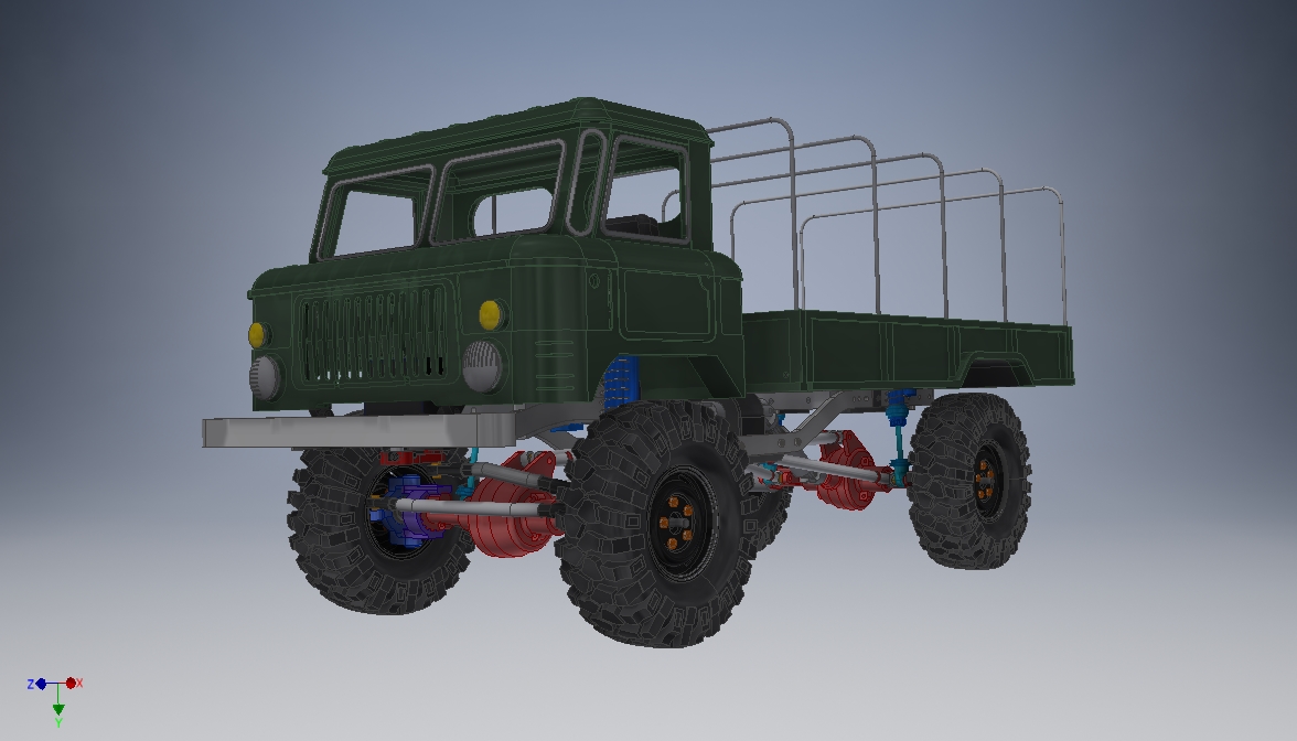 RC 1比10 GAZ-66遥控