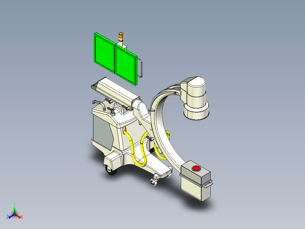 C型X光机臂造型