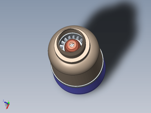 喷气发动机3D图纸+Solidworks设计缩略图