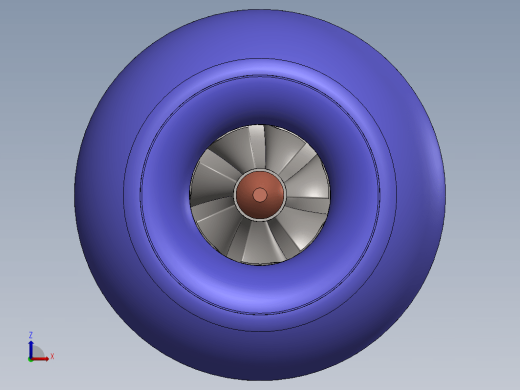 喷气发动机3D图纸+Solidworks设计缩略图