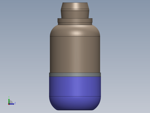 喷气发动机3D图纸+Solidworks设计缩略图