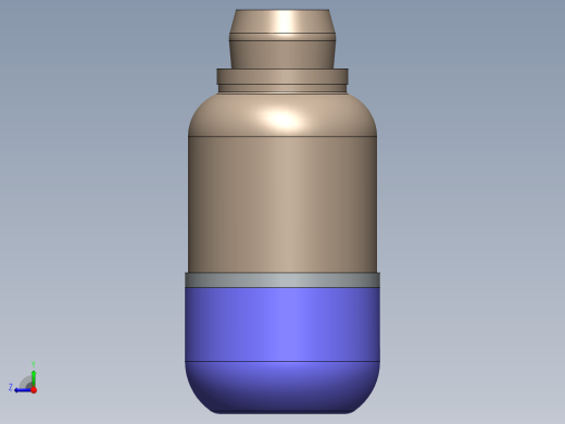 喷气发动机3D图纸+Solidworks设计缩略图