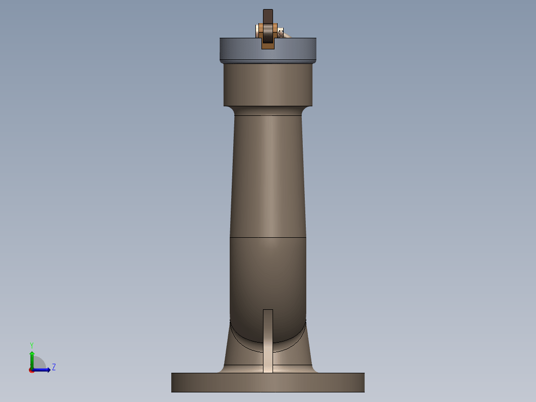 安全阀模型设计3D图