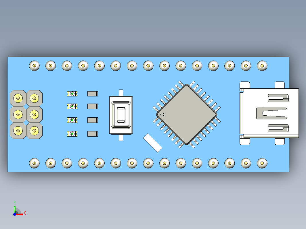 Arduino Nano 带圆形引脚