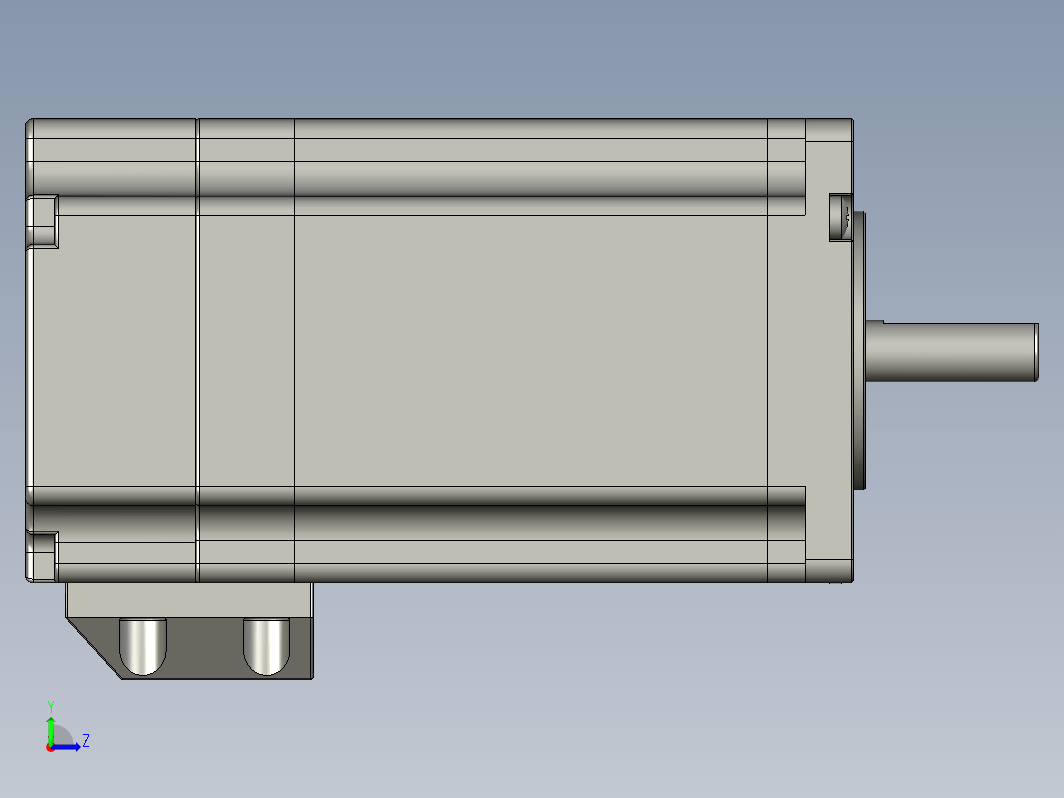 YK260EC86E1  60mm两相闭环步进电机（3D）