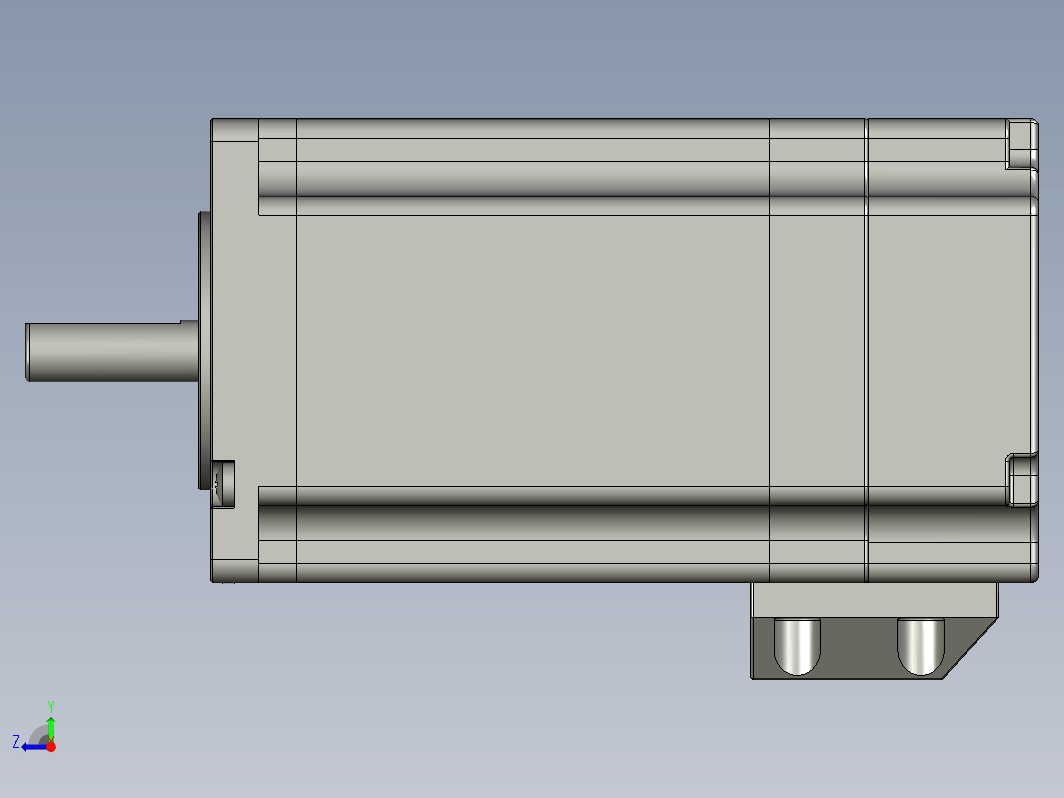 YK260EC86E1  60mm两相闭环步进电机（3D）