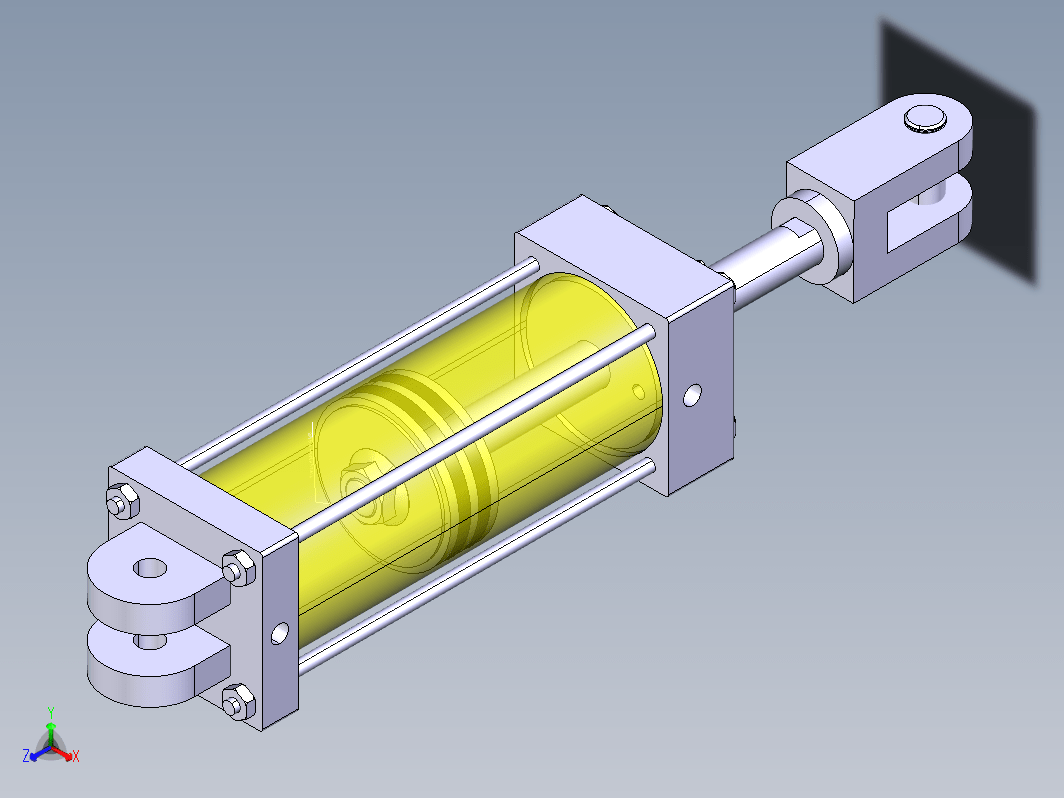 液压缸 hydraulic-cylinder-189