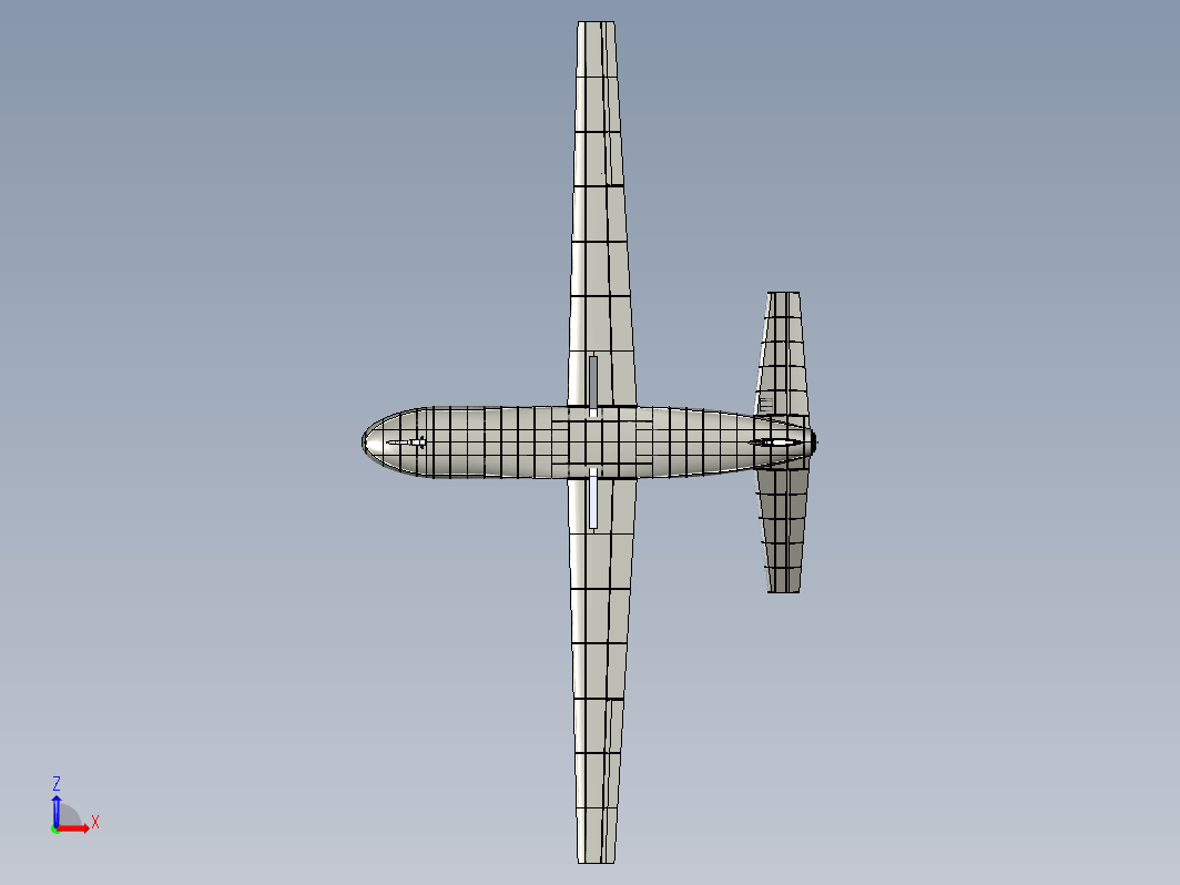 固定翼无人机框架结构 UAV RC model