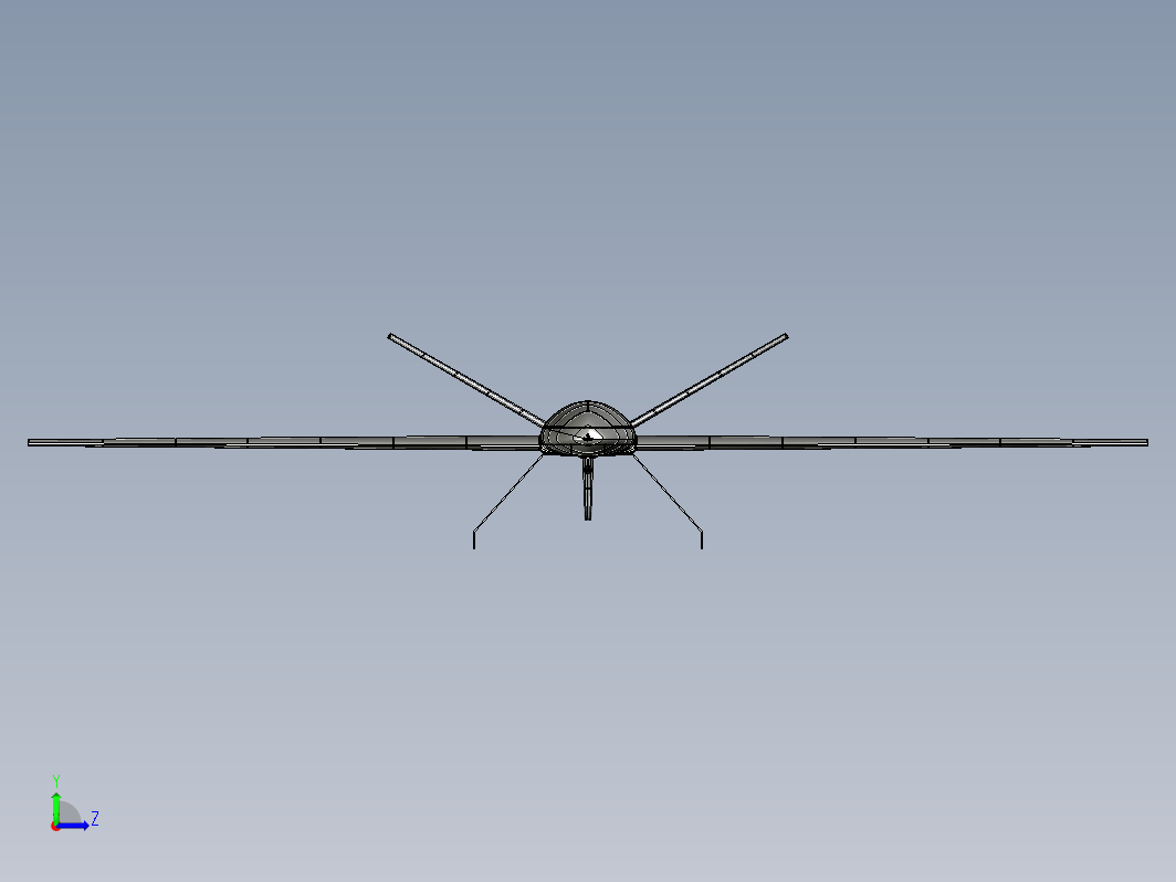 固定翼无人机框架结构 UAV RC model