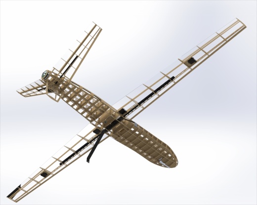 固定翼无人机框架结构 UAV RC model缩略图
