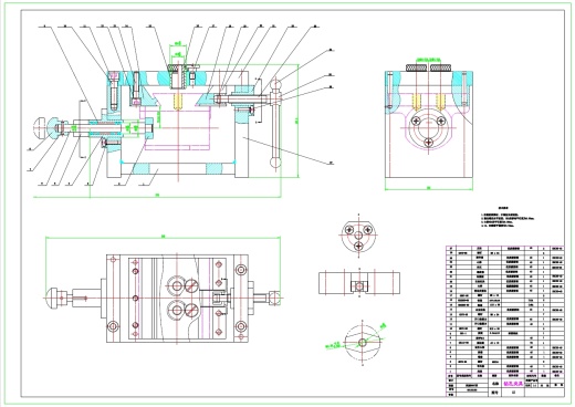 开合螺母下座工艺规程及钻2-12H7孔夹具设计+CAD+说明书缩略图