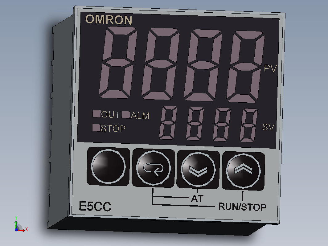 欧姆龙E5CWL-Q1TC温控器3D