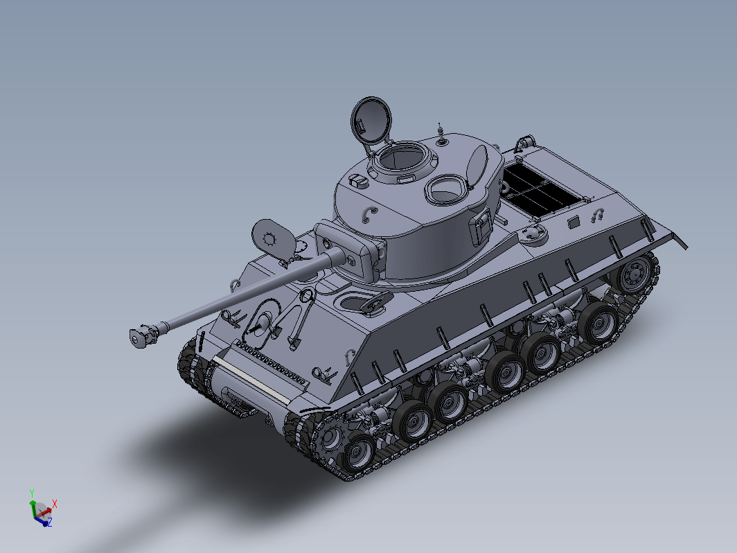 M4 A3E8 Sherman中型坦克