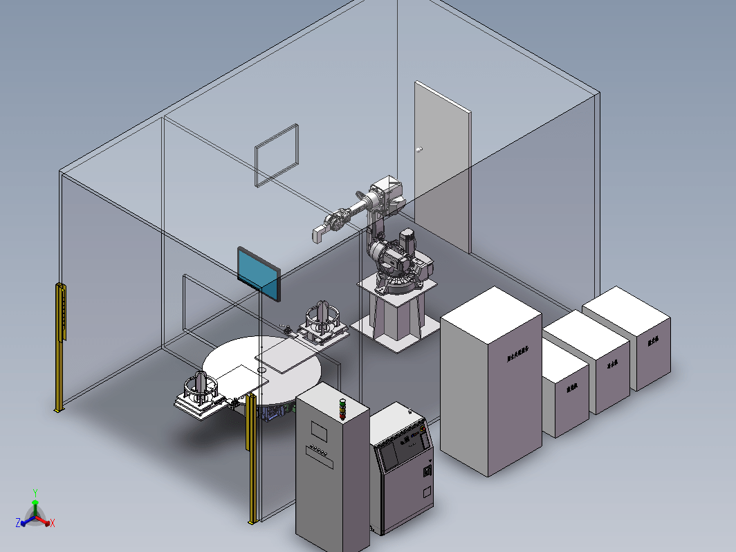 激光切割工作站