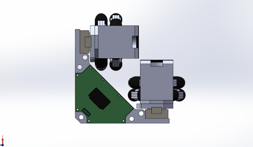 全方位平面定位系统 3D模型sw2018可编辑缩略图