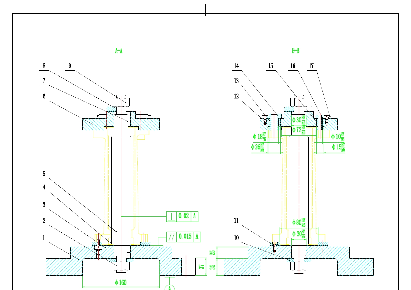 左臂壳体零件的工艺规程及钻4-φ13，φ8 五个孔夹具设计+CAD+说明书