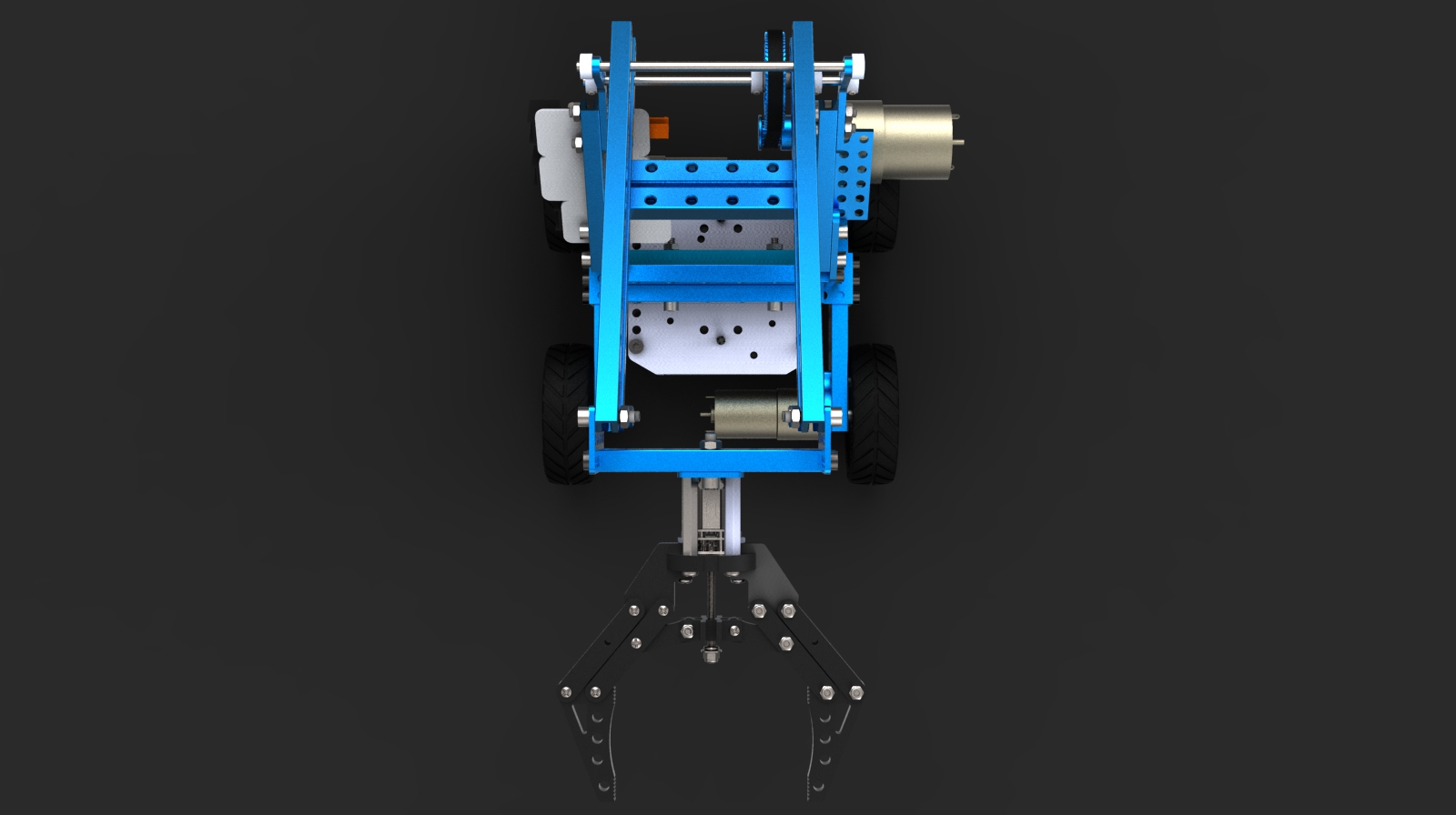 Small mechanical arm智能机械手四轮小车